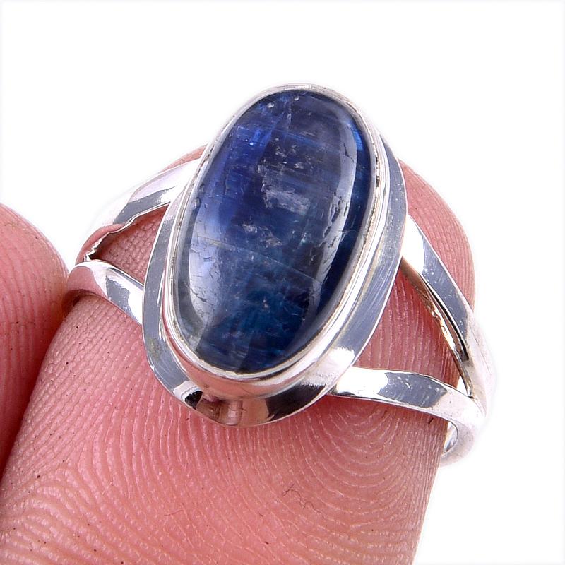 Natural Kyanite Gemstone Handmade 925 Solid Sterling Silver Gift Ring S.6 R6L70
Natural Kyanite Gemstone Handmade 925 Solid Sterling Silver Gift Ring S.6 R6L70