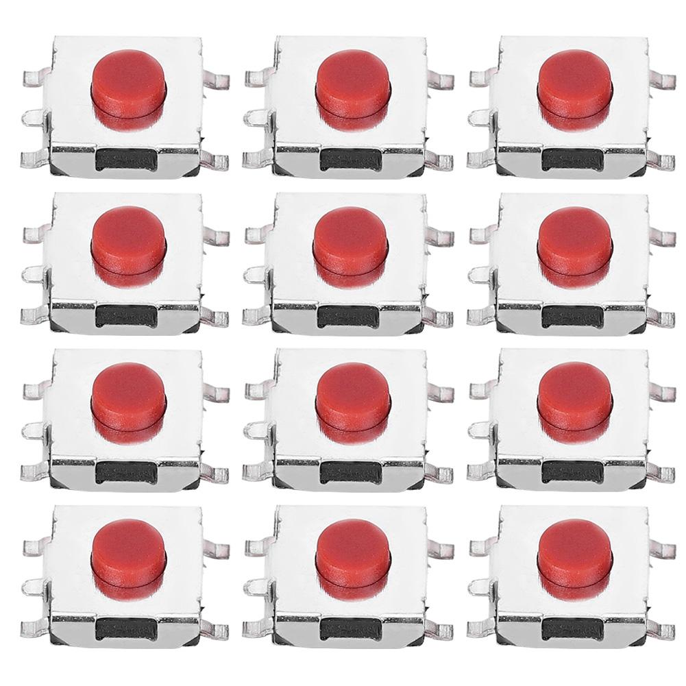 200Pcs Tactile Push Button Switch Electronic Product Light Touching Patch 6 x 6 x 3.1mm
200Pcs Tactile Push Button Switch Electronic Product Light Touching Patch 6 x 6 x 3.1mm