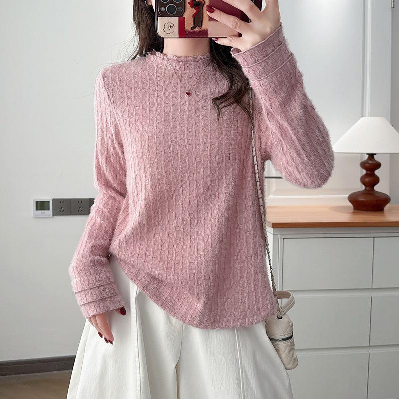 S41 Plus Size Women s Ruffle Trim High Neck Ribbed Knit Spring 2026 Collection Base Layer 2XL (recommended for 70-80 kg) синій
S41 Plus Size Women s Ruffle Trim High Neck Ribbed Knit Spring 2026 Collection Base Layer 2XL (recommended for 70-80 kg) синій
