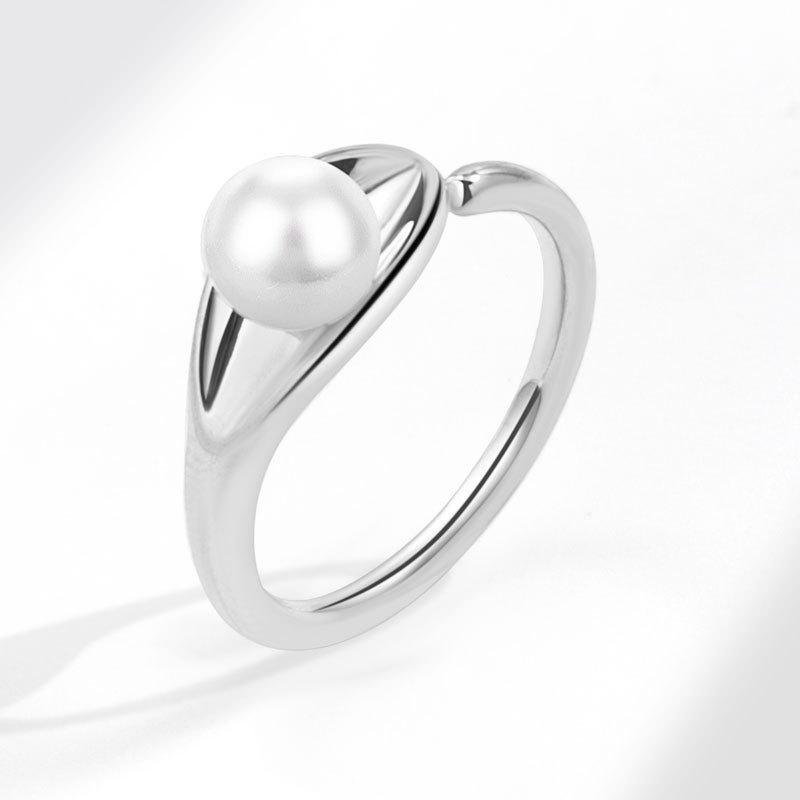 Niche Design High End Pearl Open Ring For Women Minimalist Temperament Light Luxury Finger Jewelry Accessory opening adjustable біле золото кольору
Niche Design High End Pearl Open Ring For Women Minimalist Temperament Light Luxury Finger Jewelry Accessory opening adjustable біле золото кольору