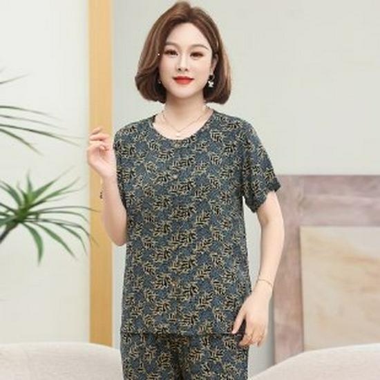 Mom’s Casual Short-Sleeved Top - Fashionable Summer Style for Middle-Aged and Elderly Women 3XL темно-синього кольору
Mom’s Casual Short-Sleeved Top - Fashionable Summer Style for Middle-Aged and Elderly Women 3XL темно-синього кольору