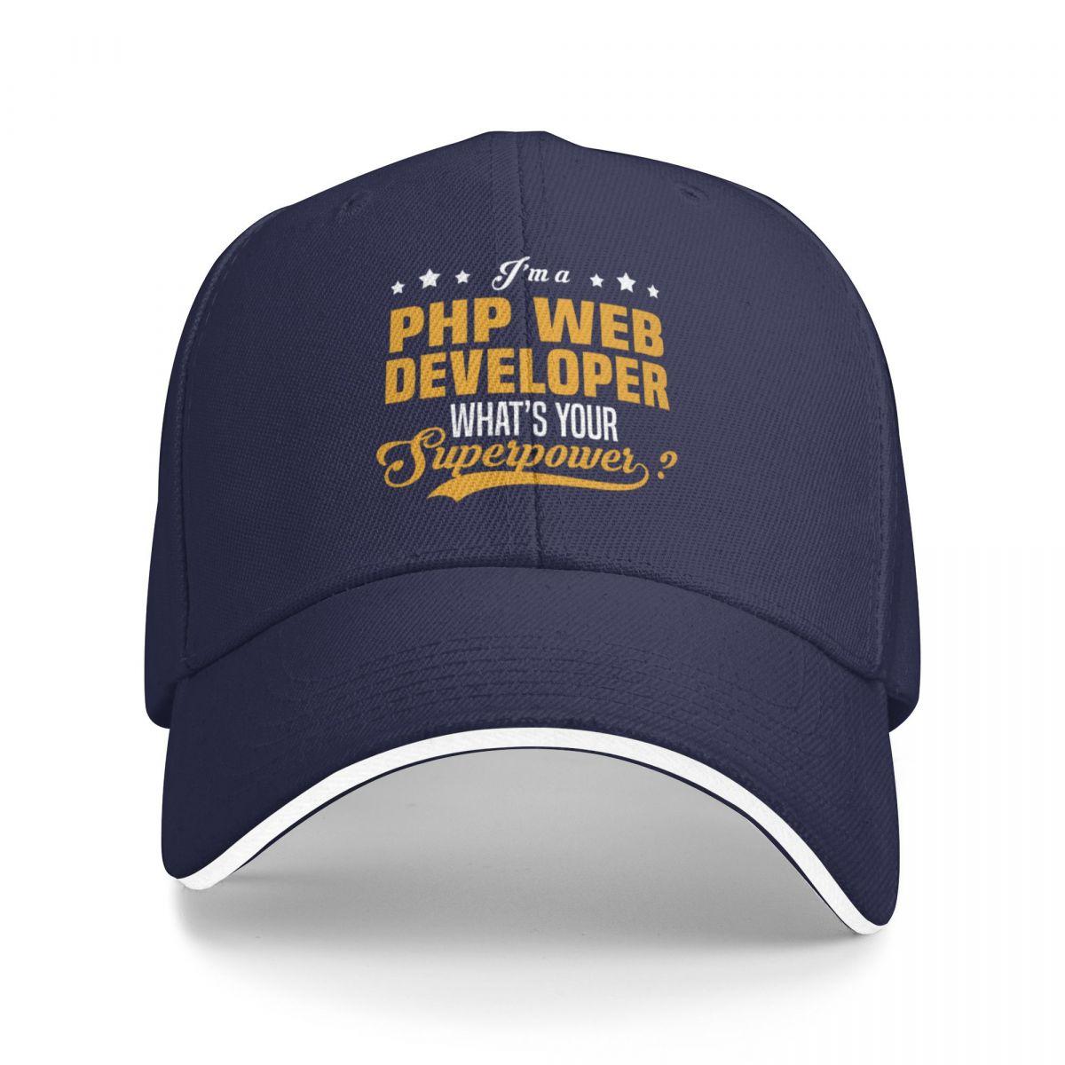 Baseball Caps PHP Web Developer Casquette Men Women Casual Summer Hats One Size
Baseball Caps PHP Web Developer Casquette Men Women Casual Summer Hats One Size