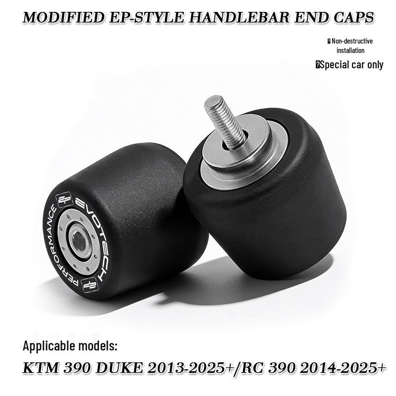 KTM 390 DUKE/RC390 Aluminum Alloy Handlebar End Plugs - EP Style Balance Caps
KTM 390 DUKE/RC390 Aluminum Alloy Handlebar End Plugs - EP Style Balance Caps
