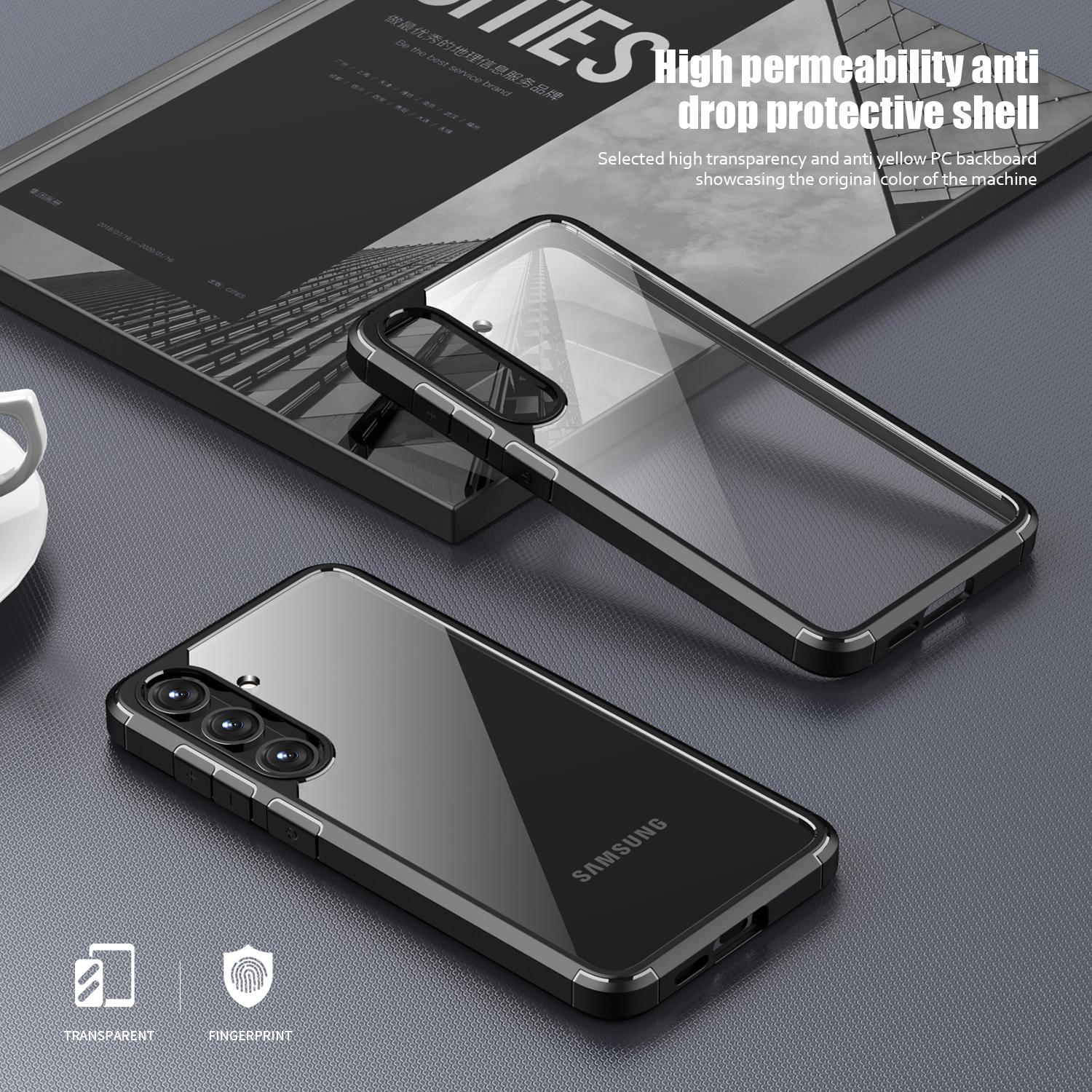 Defense Armor Series for Samsung Galaxy S24+ Case Anti-scratch TPU+PC Clear Back Shell Black
Defense Armor Series for Samsung Galaxy S24+ Case Anti-scratch TPU+PC Clear Back Shell Black
