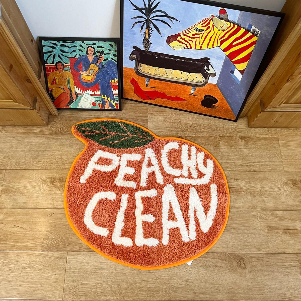 Peach Tufted Rug Kawaii Carpet for Living Room Oval Non-slip Carpet Non-Slip Abosrbent Floor Mat Girl Bedroom Decor Rug Dropship 63X55cm
Peach Tufted Rug Kawaii Carpet for Living Room Oval Non-slip Carpet Non-Slip Abosrbent Floor Mat Girl Bedroom Decor Rug Dropship 63X55cm