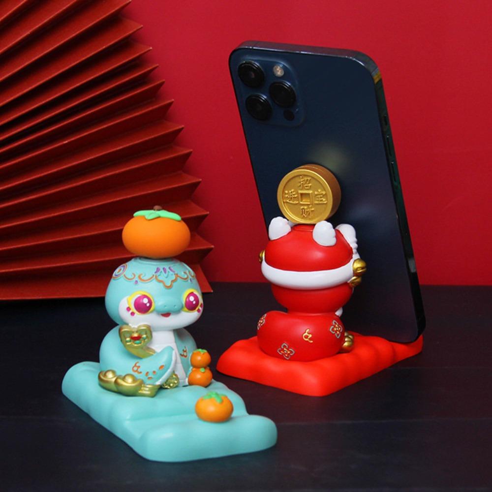 Resin Craft Mobile Phone Stand Figurine Snake Phone Holder Desktop Decoration Style 1
Resin Craft Mobile Phone Stand Figurine Snake Phone Holder Desktop Decoration Style 1