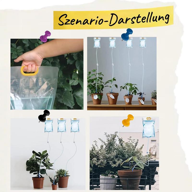 Self Watering Planter Insert Spike 3.5L Plant Watering Bag Automatic Drip Irrigation Kit Plant Watering Devices For Indoor CN
Self Watering Planter Insert Spike 3.5L Plant Watering Bag Automatic Drip Irrigation Kit Plant Watering Devices For Indoor CN