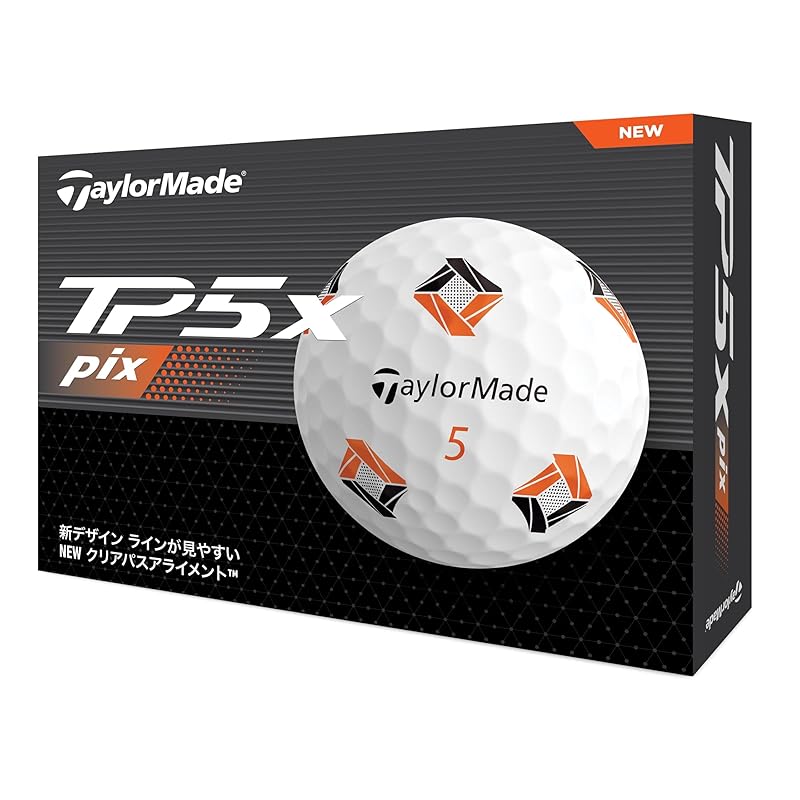 TaylorMade taylor made Japanese genuine product TP5 Pix series 2024 golf ball 1 dozen (12 pieces)
TaylorMade taylor made Japanese genuine product TP5 Pix series 2024 golf ball 1 dozen (12 pieces)