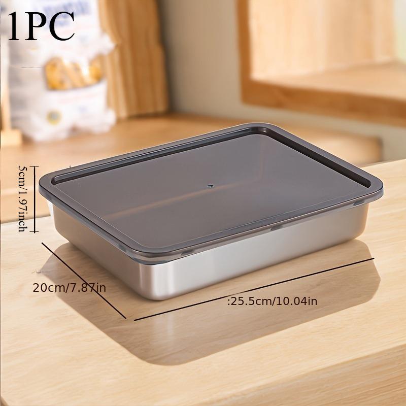 1 шт. Прочный контейнер для хранения продуктов из нержавеющей стали 304 - Герметичный, не содержит БФА, подходит для микроволновой печи и холодильника, не хрупкий 1 sets of crisper
1 шт. Прочный контейнер для хранения продуктов из нержавеющей стали 304 - Герметичный, не содержит БФА, подходит для микроволновой печи и холодильника, не хрупкий 1 sets of crisper