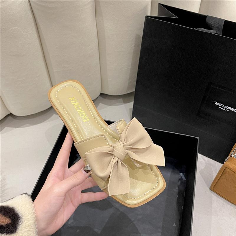 Bow sandals women s summer one-pedal flat-bottomed casual skirt versatile beach slippers 40 жёлтый
Bow sandals women s summer one-pedal flat-bottomed casual skirt versatile beach slippers 40 жёлтый