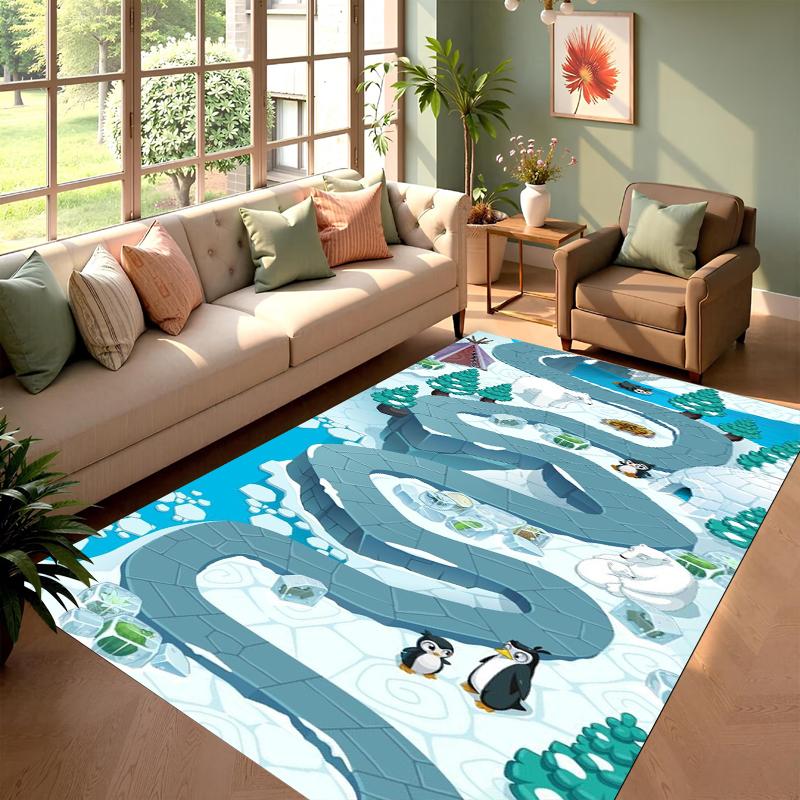 Area Rug Floor Carpet Mat Abstract Icy Adventure Print Non-Slip Washable in Blue White for Creative Kids Playroom Decoration 40X60cm
Area Rug Floor Carpet Mat Abstract Icy Adventure Print Non-Slip Washable in Blue White for Creative Kids Playroom Decoration 40X60cm