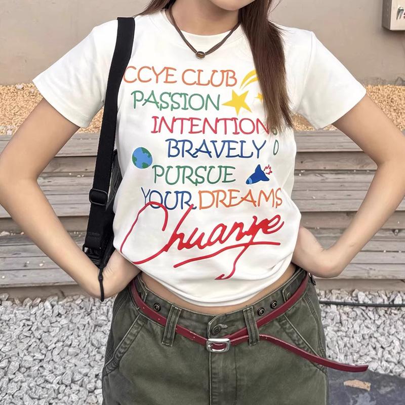 Y2K Letter Print T Shirt Women Summer Japanese Preppy Style Casual O Neck Tees Vintage Harajuku Lady Sweet White Tops S белый
Y2K Letter Print T Shirt Women Summer Japanese Preppy Style Casual O Neck Tees Vintage Harajuku Lady Sweet White Tops S белый
