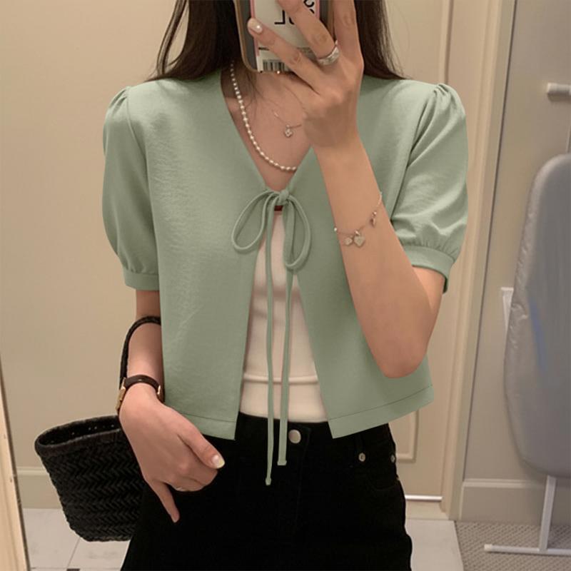 ZANZEA Women Casual Lace Up V-Neck Short Sleeve Cardigan Blouse 5XL
ZANZEA Women Casual Lace Up V-Neck Short Sleeve Cardigan Blouse 5XL