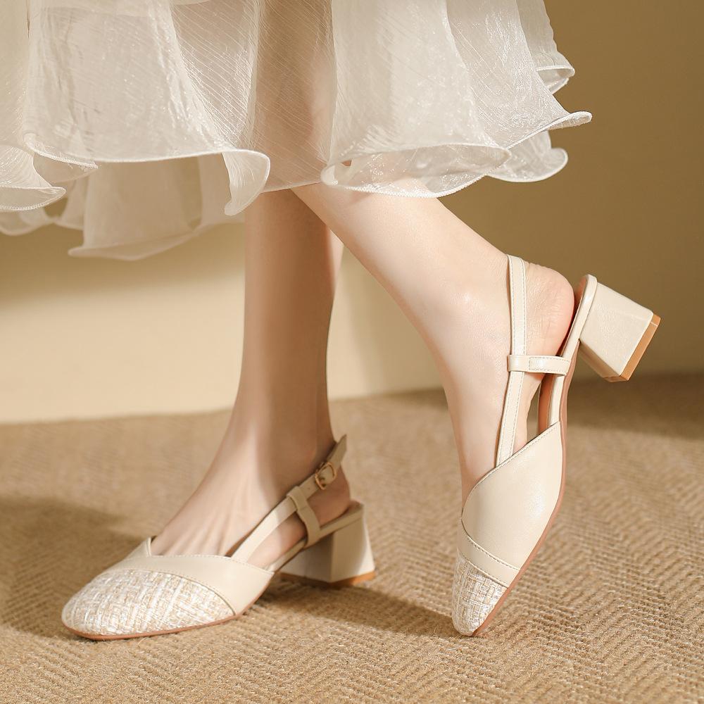 Xiaoxiangfeng Baotou Sandals Women s Spring and Summer 2024 New Square Head Backspace High Heels Fairy Versatile Thick Heel Single Shoes 34 абрикосовий
Xiaoxiangfeng Baotou Sandals Women s Spring and Summer 2024 New Square Head Backspace High Heels Fairy Versatile Thick Heel Single Shoes 34 абрикосовий