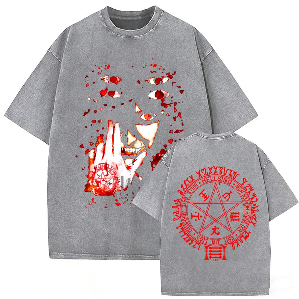 Washed Vintage Anime Hellsing Abraham Van Helsing Vampire Alucard Face Graphic Tshirt Mens Manga Oversized T Shirts Streetwear S
Washed Vintage Anime Hellsing Abraham Van Helsing Vampire Alucard Face Graphic Tshirt Mens Manga Oversized T Shirts Streetwear S