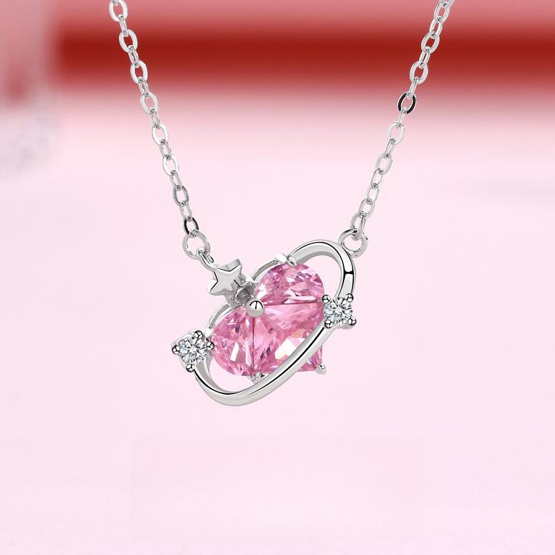 Love Planet Necklace Women s Korean Romance Niche Light Luxury Pink Diamond Love Three-dimensional Premium Sense Necklace
Love Planet Necklace Women s Korean Romance Niche Light Luxury Pink Diamond Love Three-dimensional Premium Sense Necklace