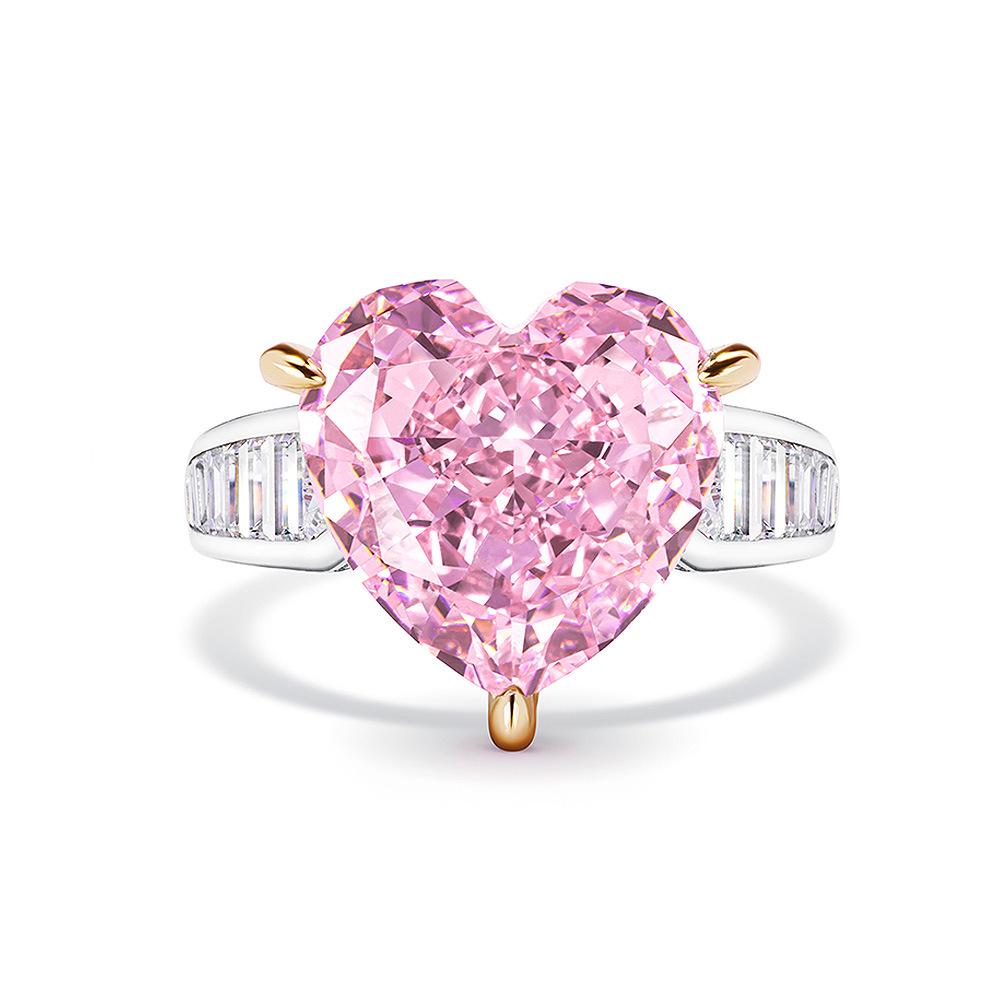 Xiancan Jewelry 2023 Heart-Shaped Pink Diamond Ring, 925 Silver High Carbon, Simple Fashion Band. Size 8 розовый
Xiancan Jewelry 2023 Heart-Shaped Pink Diamond Ring, 925 Silver High Carbon, Simple Fashion Band. Size 8 розовый