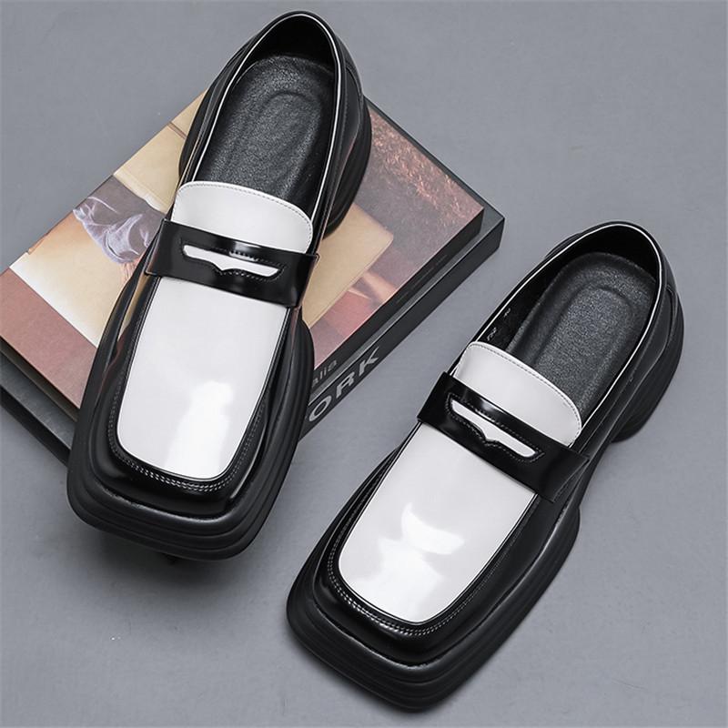 Мода Новые Мужские Черно-Белые Смешанные Толстая Подошва Увеличивающие Рост Повседневная Обувь Мужские Лоферы с Ремешком-Монком Tenis Masculino Zapatos Hombre 38
Мода Новые Мужские Черно-Белые Смешанные Толстая Подошва Увеличивающие Рост Повседневная Обувь Мужские Лоферы с Ремешком-Монком Tenis Masculino Zapatos Hombre 38