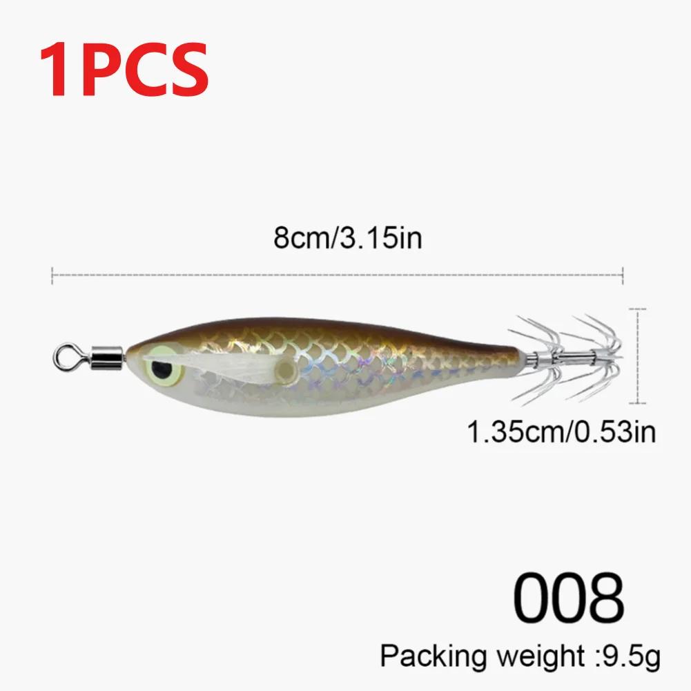Glow Blowing Tube Fishing Hook Soft Squid Hook Glow Squid Hook Sea Fishing Biomimetic Bait 8cm 9.5g Fishing Accessories 1PCS коричневий
Glow Blowing Tube Fishing Hook Soft Squid Hook Glow Squid Hook Sea Fishing Biomimetic Bait 8cm 9.5g Fishing Accessories 1PCS коричневий