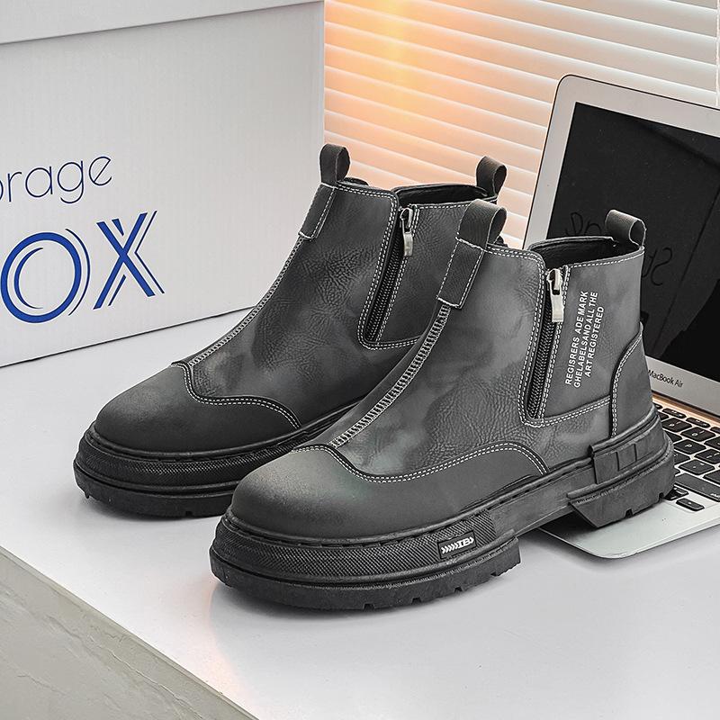 2024 autumn and winter new mid-top microfiber leather surface Martin boots thick-soled outdoor tooling casual Chelsea leather shoes men s shoes 39
2024 autumn and winter new mid-top microfiber leather surface Martin boots thick-soled outdoor tooling casual Chelsea leather shoes men s shoes 39
