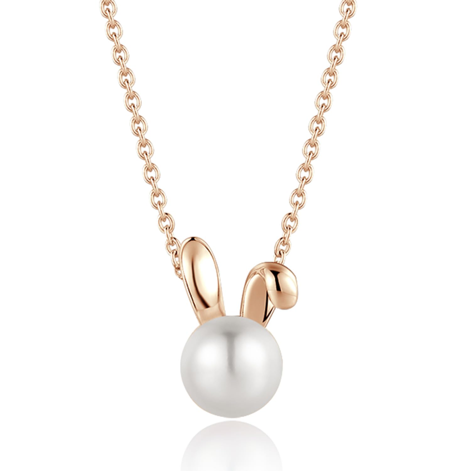 Genuine Pearl Necklace for Women K18 Pink Gold Freshwater Pearl Rabbit Single 7mm Pendant with Gift Wrapping Day Christmas Birthday Anniversary
Genuine Pearl Necklace for Women K18 Pink Gold Freshwater Pearl Rabbit Single 7mm Pendant with Gift Wrapping Day Christmas Birthday Anniversary