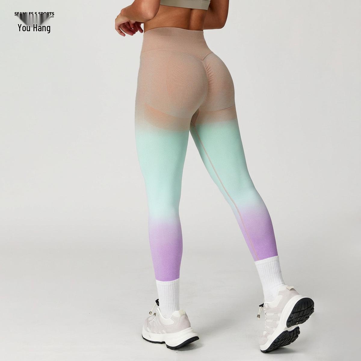 Gradient Series Women s High-Waisted Yoga Pants - Fashionable, High-Stretch, Tummy Control Tight Base Layer. Large рожевий/синій
Gradient Series Women s High-Waisted Yoga Pants - Fashionable, High-Stretch, Tummy Control Tight Base Layer. Large рожевий/синій