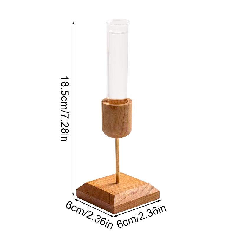 1PCS Hydroponic Creative Vase Durable Wooden Stand Transparent Plant Test Tube Flower Pot
1PCS Hydroponic Creative Vase Durable Wooden Stand Transparent Plant Test Tube Flower Pot