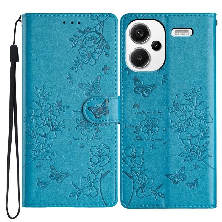 For Xiaomi Redmi Note 13 Pro+ 5G Phone Case Butterfly Floral Imprint Leather Wallet Cover - Blue
For Xiaomi Redmi Note 13 Pro+ 5G Phone Case Butterfly Floral Imprint Leather Wallet Cover - Blue