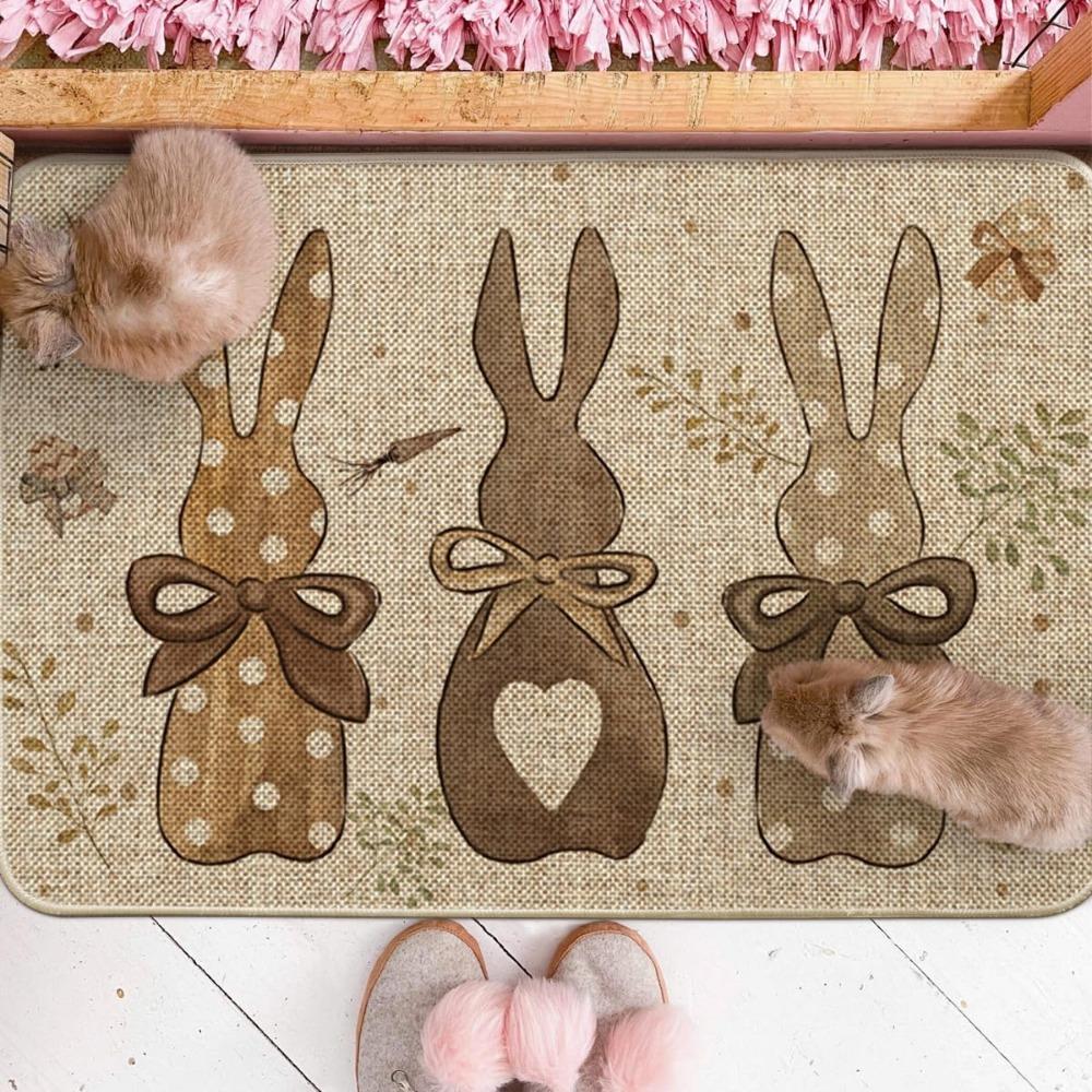 Деревянный коврик для двери с морковным кроликом, украшение для дома, кухонный коврик, напольный коврик для внутреннего и наружного декора 50cm*80cm
Деревянный коврик для двери с морковным кроликом, украшение для дома, кухонный коврик, напольный коврик для внутреннего и наружного декора 50cm*80cm