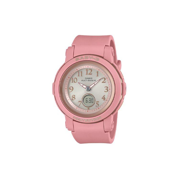 Casio Baby-G Series Six-Channel Radio Wave Solar Powered 100M Water Resistant Quartz Movement Resin Strap Watch Unisex watches Silver BGA-2900AF-4AJF Silver Dial
Casio Baby-G Series Six-Channel Radio Wave Solar Powered 100M Water Resistant Quartz Movement Resin Strap Watch Unisex watches Silver BGA-2900AF-4AJF Silver Dial
