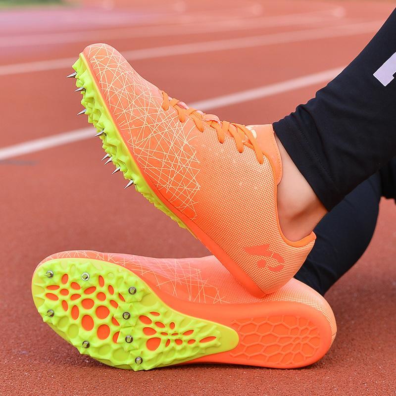 Spike shoes medium sprint running shoes male and female students high school entrance examination track and field competition sports spike shoes 45
Spike shoes medium sprint running shoes male and female students high school entrance examination track and field competition sports spike shoes 45