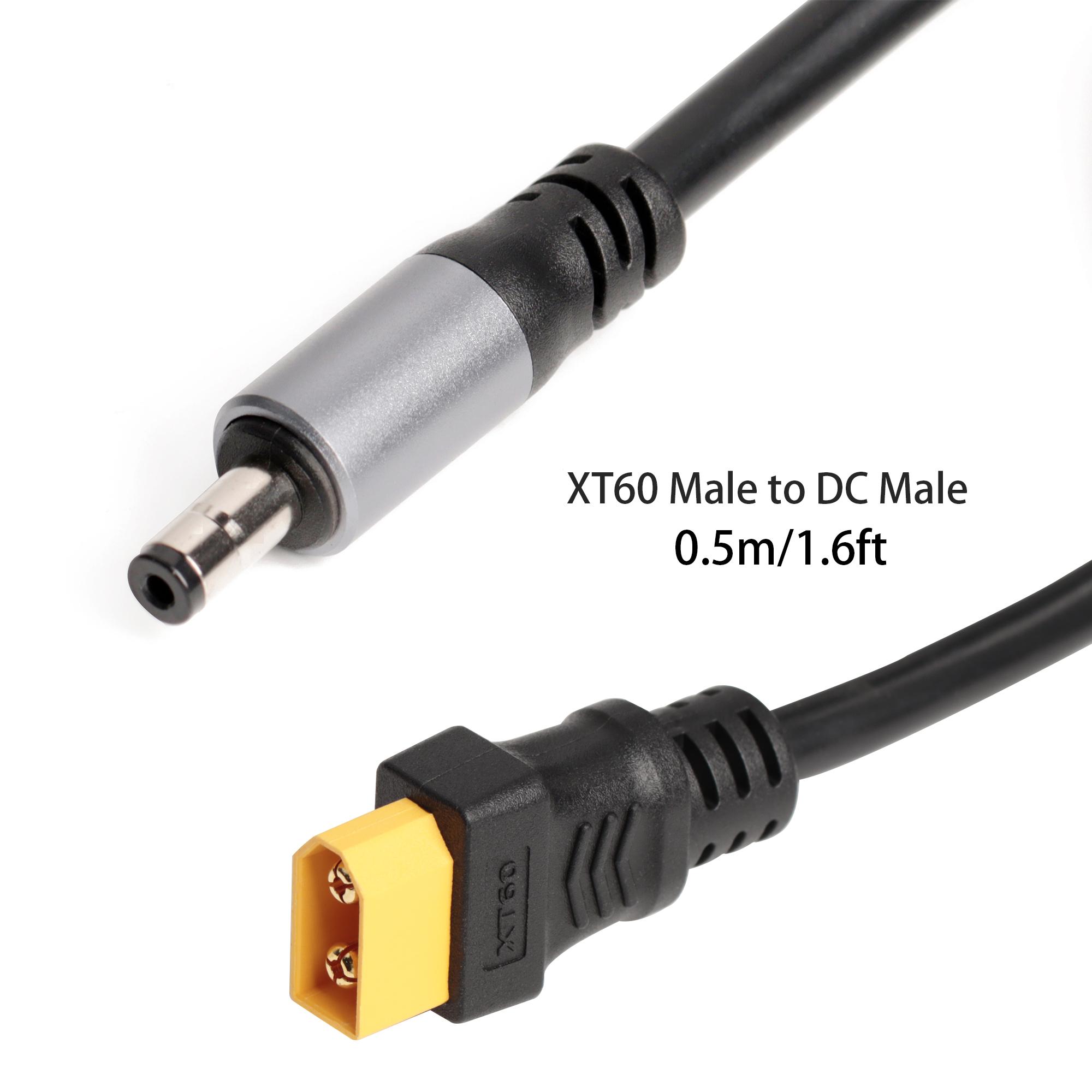 Роз єм XT60 Female/Male до DC5521 Male Адаптер Кабель живлення 16AWG Підключення сонячної панелі Адаптер для заряджання домашньої/автомобільної батареї
Роз єм XT60 Female/Male до DC5521 Male Адаптер Кабель живлення 16AWG Підключення сонячної панелі Адаптер для заряджання домашньої/автомобільної батареї