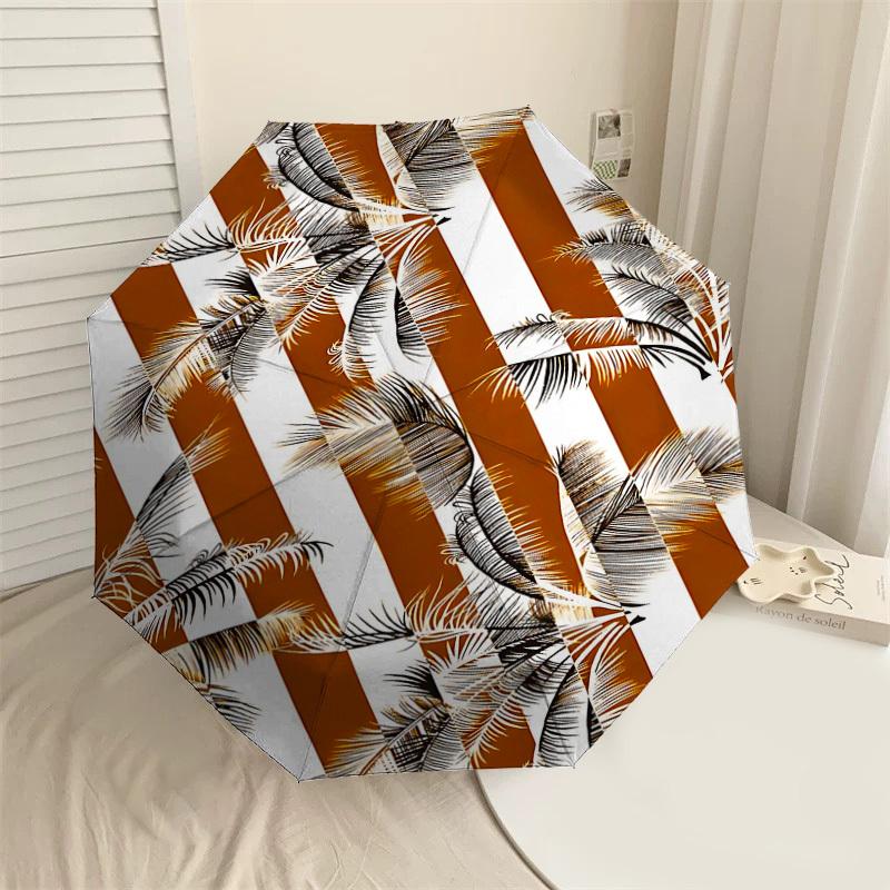 1PC Palm Leaves Stripes Umbrella-8-Rib Reinforced Portable Folding Travel Suitable for All Seasons Outdoor Daily Use-J317
1PC Palm Leaves Stripes Umbrella-8-Rib Reinforced Portable Folding Travel Suitable for All Seasons Outdoor Daily Use-J317