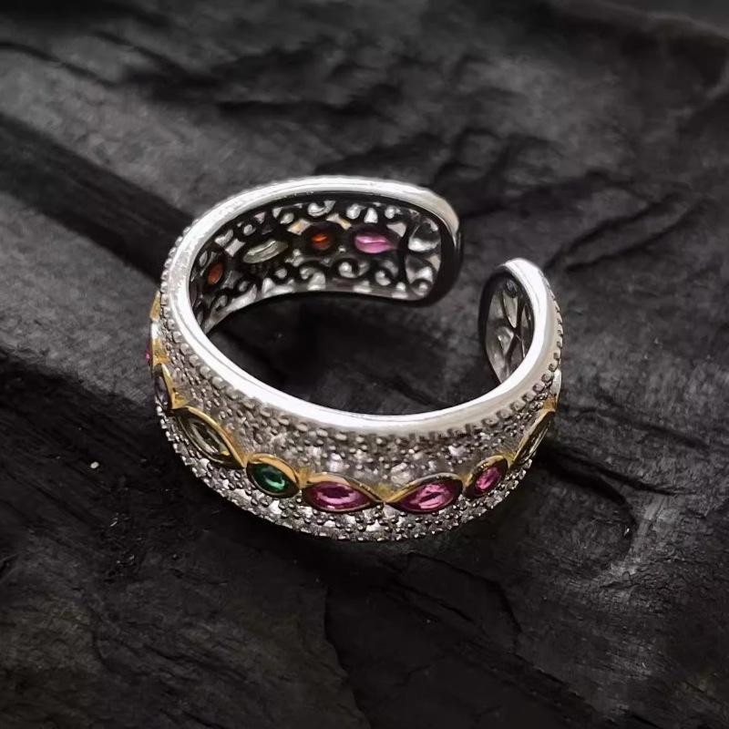 Luxury Niche Light Highend Ring Lace Edge Copper Material Versatile Fashion
Luxury Niche Light Highend Ring Lace Edge Copper Material Versatile Fashion