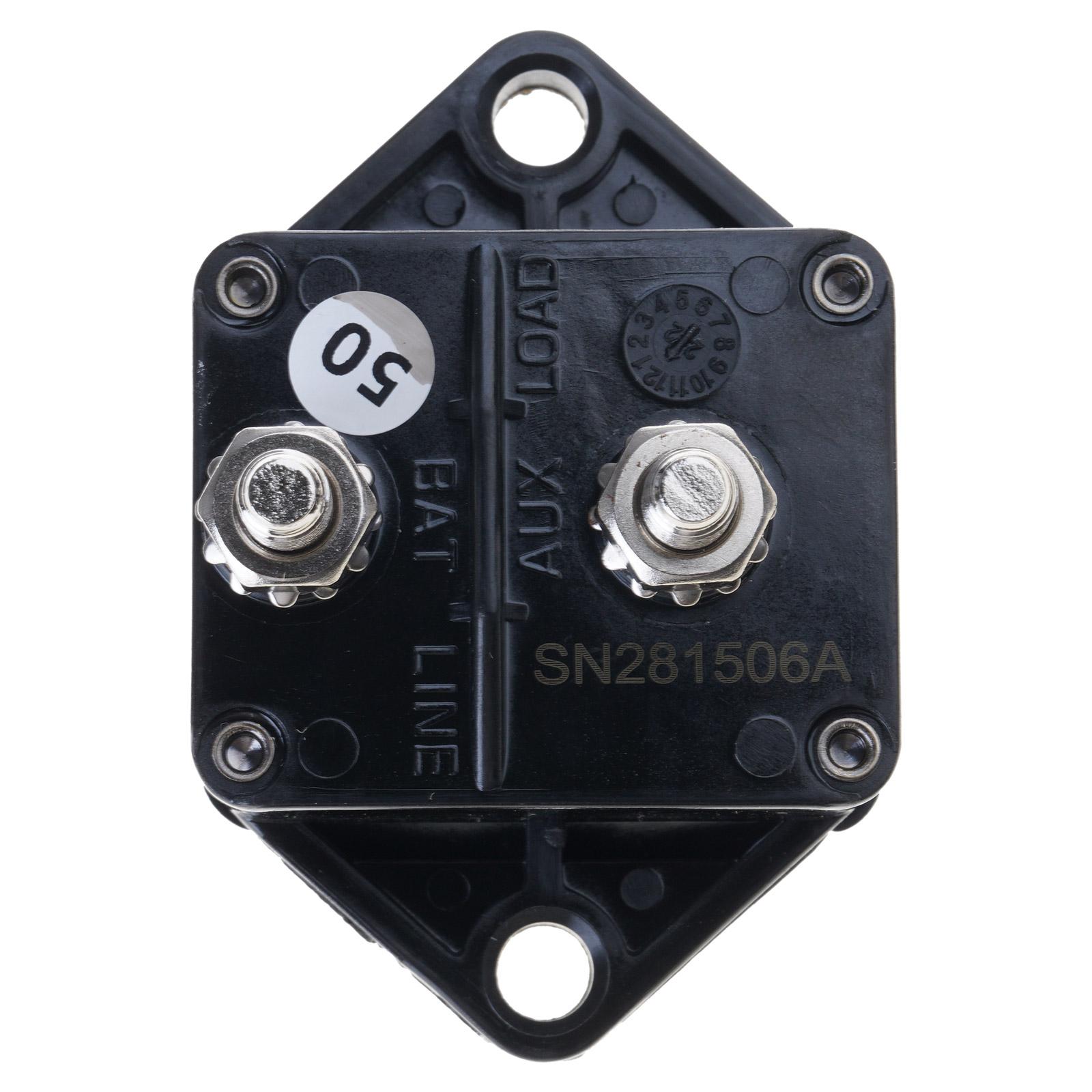 Versatile 5/16 Stud Circuit Protections Device Automotive Circuit Breaker Manual resets Simple Installation for Vehicles
Versatile 5/16 Stud Circuit Protections Device Automotive Circuit Breaker Manual resets Simple Installation for Vehicles