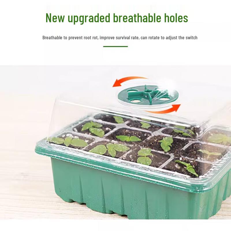 Maididuo 6-Hole Green Plastic Nursery Pots (5 Sets)
Maididuo 6-Hole Green Plastic Nursery Pots (5 Sets)