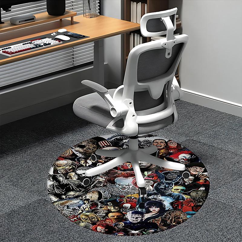 Horror Movie Characters,Halloween Decorations Chair mat Round Rug Office carpet, Non slip, Suitable for Living Rooms, Bedrooms,Decor1205629a 80cm by 80cm
Horror Movie Characters,Halloween Decorations Chair mat Round Rug Office carpet, Non slip, Suitable for Living Rooms, Bedrooms,Decor1205629a 80cm by 80cm