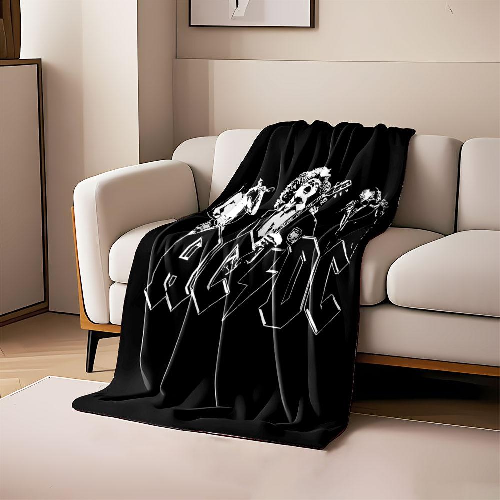 Black-and-white rock band imagery with bold AC/DC lightning logo. for all seasons blanket lunch break throw gift 80cm x 120cm
Black-and-white rock band imagery with bold AC/DC lightning logo. for all seasons blanket lunch break throw gift 80cm x 120cm