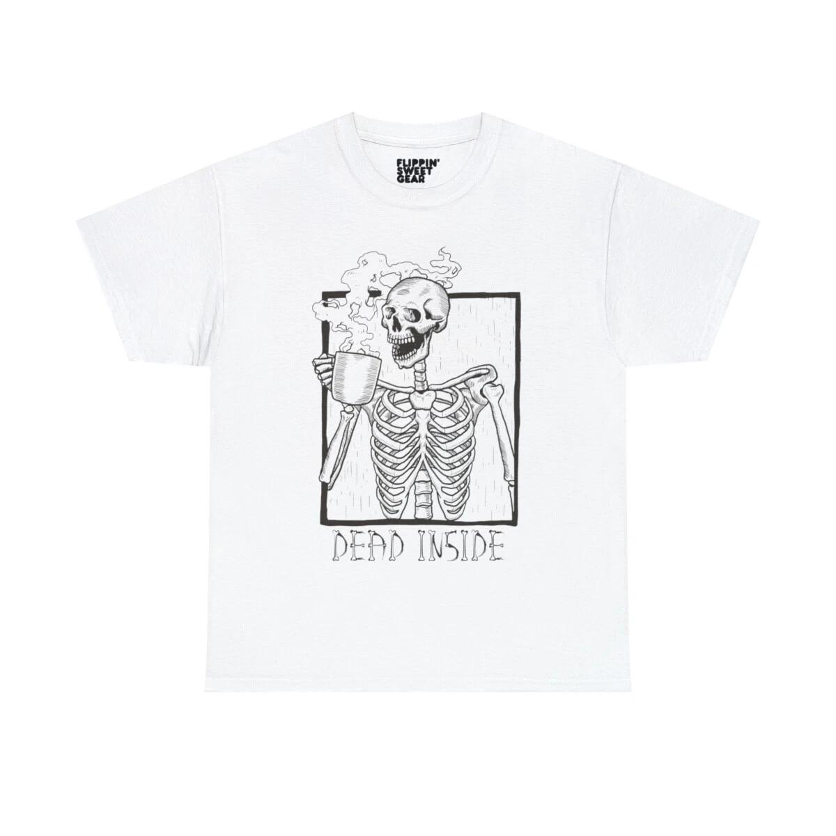 Dead Inside Skeleton Coffee Halloween Meme Graphic Tee Shirt S
Dead Inside Skeleton Coffee Halloween Meme Graphic Tee Shirt S