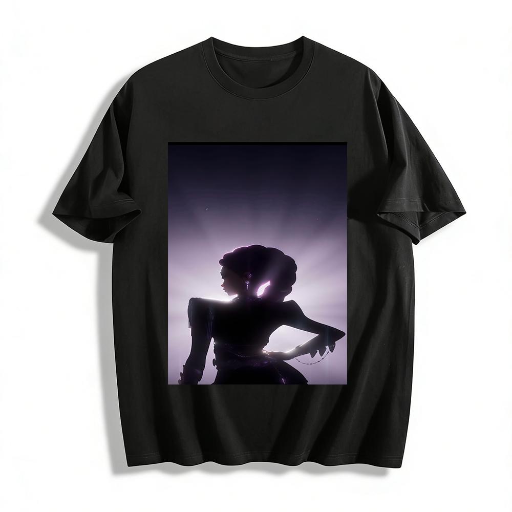 Gothic Purple Tone Light and Shadow Silhouette Print Top for Women Edgy Chic Style Streetwear Pure cotton T-shirt XXS
Gothic Purple Tone Light and Shadow Silhouette Print Top for Women Edgy Chic Style Streetwear Pure cotton T-shirt XXS