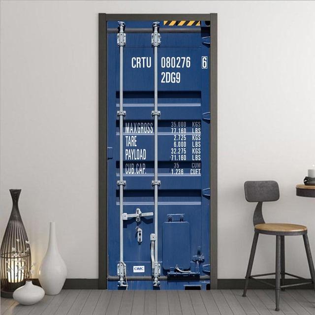 3D высокая имитация контейнерной двери Seriesr дверные наклейки обои в индустриальном стиле ПВХ самоклеящиеся Декор для спальни настенная роспись плакат 77x200cm(cut 2 pcs)
3D высокая имитация контейнерной двери Seriesr дверные наклейки обои в индустриальном стиле ПВХ самоклеящиеся Декор для спальни настенная роспись плакат 77x200cm(cut 2 pcs)