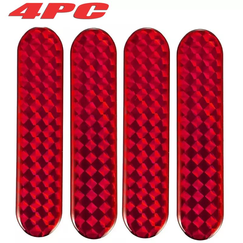 4 шт. Красные светоотражающие предупреждающие наклейки для автомобиля, ПВХ-лента для предупреждения о столкновении, светоотражающая наклейка на дверь, автомобильные аксессуары красный
4 шт. Красные светоотражающие предупреждающие наклейки для автомобиля, ПВХ-лента для предупреждения о столкновении, светоотражающая наклейка на дверь, автомобильные аксессуары красный