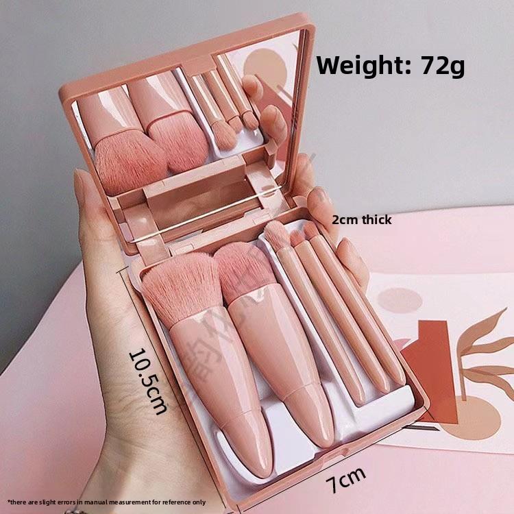 Набор из 5 кистей для макияжа с зеркалом, кисти для теней, румян и пудры 5 pcs lotus root powder розовый
Набор из 5 кистей для макияжа с зеркалом, кисти для теней, румян и пудры 5 pcs lotus root powder розовый