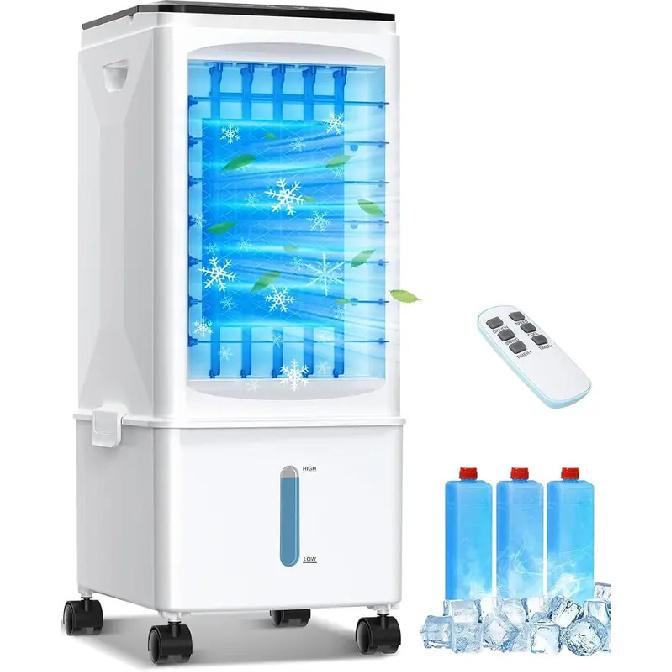 Portable Air Conditioner with 9.5L Reservoir, Fast Cooling, Quiet Evaporative Cooler, Remote Control for Room Office
Portable Air Conditioner with 9.5L Reservoir, Fast Cooling, Quiet Evaporative Cooler, Remote Control for Room Office
