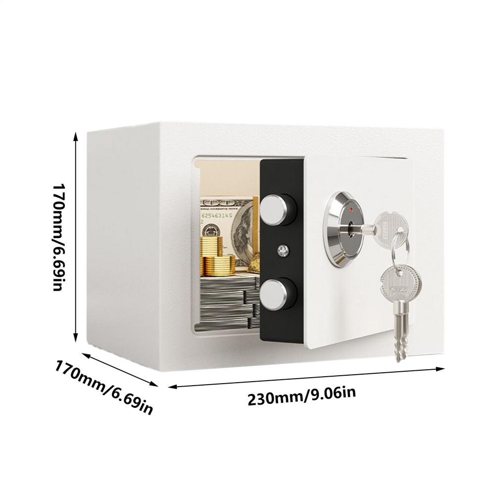 Safe Box Anti-Theft Small Safe Box with Coin Slot Anti-Theft Storage Organizer for Jewelry File Coin Document Valuables Indoor белый
Safe Box Anti-Theft Small Safe Box with Coin Slot Anti-Theft Storage Organizer for Jewelry File Coin Document Valuables Indoor белый