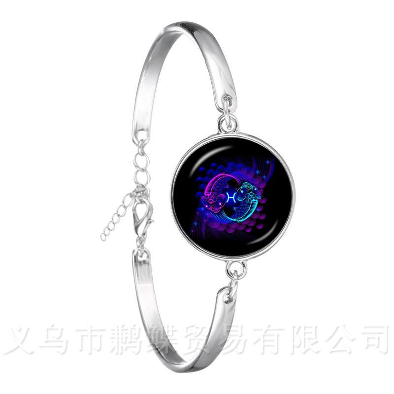2018 Fashion Bracelet Galaxy Constellation Design 12 Zodiac Sign Horoscope Astrology Silver Plated Bangle For Women
2018 Fashion Bracelet Galaxy Constellation Design 12 Zodiac Sign Horoscope Astrology Silver Plated Bangle For Women