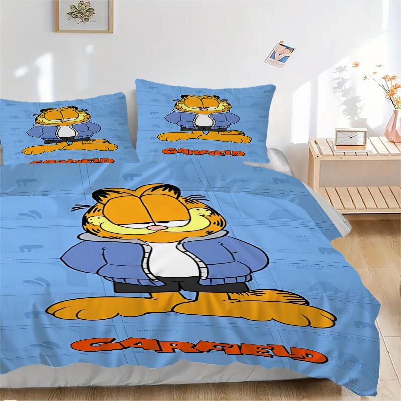3pcs Garfield, Cat Cover Set, 1 Cover + 2 Pillowcases (No Insert), Bedding for All Seasons, Bedding,Bedroom Decor yy250922012 135x200cm
3pcs Garfield, Cat Cover Set, 1 Cover + 2 Pillowcases (No Insert), Bedding for All Seasons, Bedding,Bedroom Decor yy250922012 135x200cm