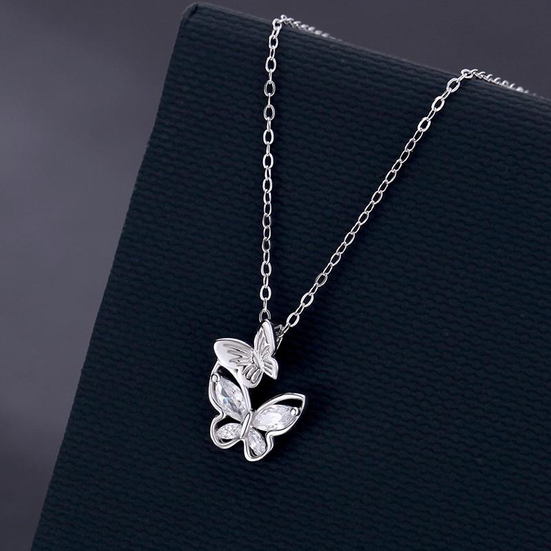 ANENJERY Butterfly Zircon Pendant Necklace For Women Girls Elegant Delicate Romantic Niche Design Jewelry Gifts Wholesale серебряный
ANENJERY Butterfly Zircon Pendant Necklace For Women Girls Elegant Delicate Romantic Niche Design Jewelry Gifts Wholesale серебряный