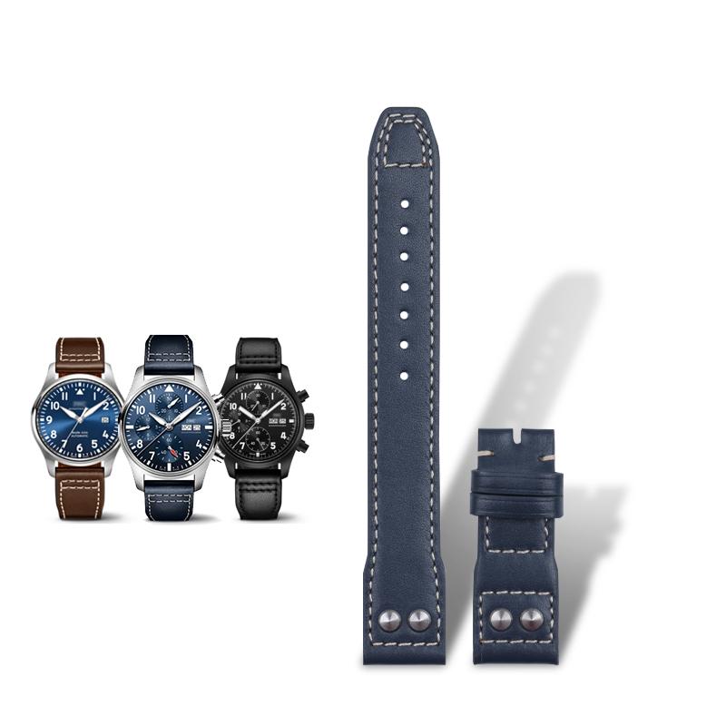 Black Blue Brown Soft Cslfskin GenuineLeather Rivet Cowhide Watchband 20mm For IWC Strap For Mark18 BraceletsFree Tools 20-18mm&Without Buckle синій
Black Blue Brown Soft Cslfskin GenuineLeather Rivet Cowhide Watchband 20mm For IWC Strap For Mark18 BraceletsFree Tools 20-18mm&Without Buckle синій