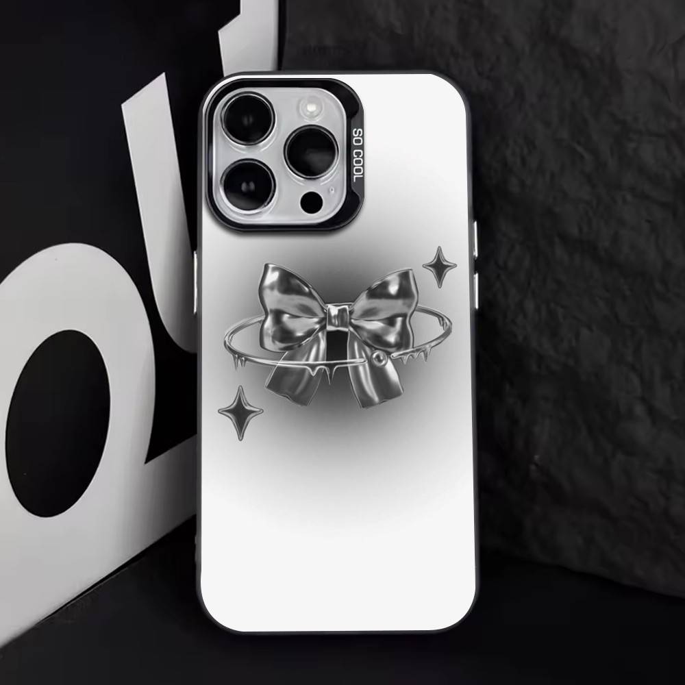 Sliver bow Phone Case For iPhone 17,16,15,14,13,12,11 Plus,Pro Max,XS,Colorful Silver Phone case Funda Cover iPhoneXSMAX
Sliver bow Phone Case For iPhone 17,16,15,14,13,12,11 Plus,Pro Max,XS,Colorful Silver Phone case Funda Cover iPhoneXSMAX